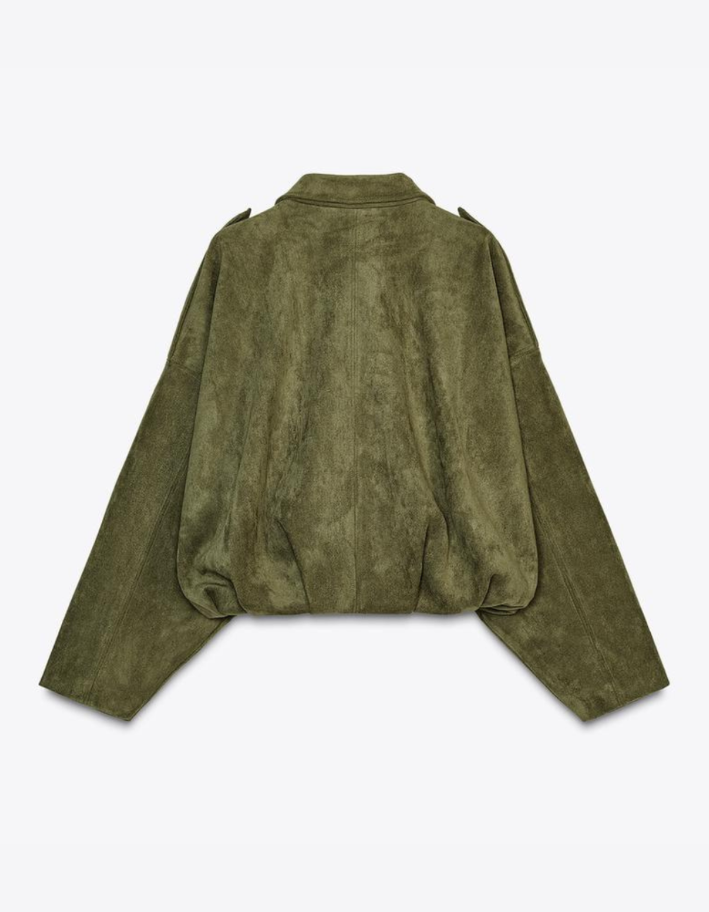 Alanna – Krótka kurtka z zamszowym efektem – Duże guziki