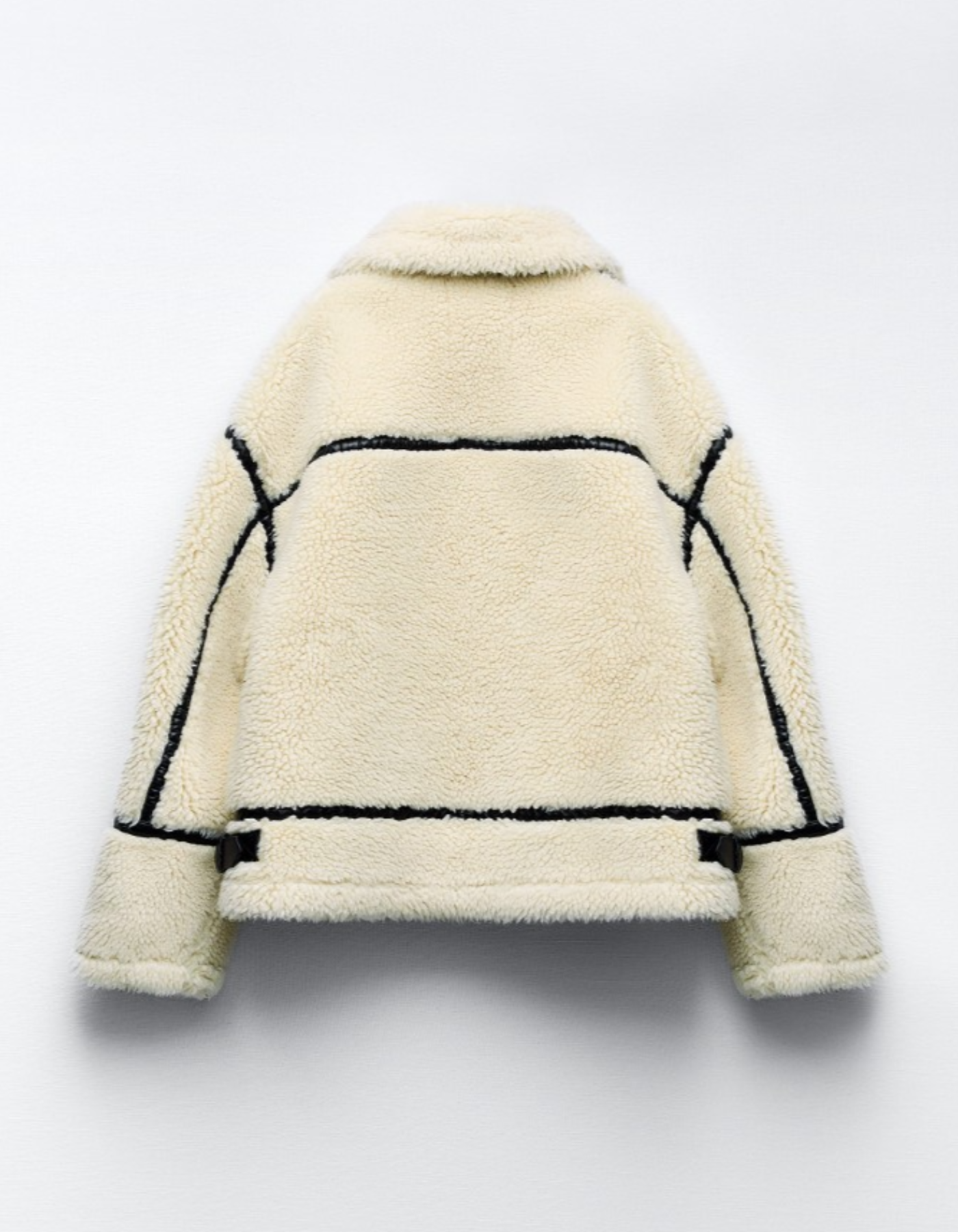 Alvarine – Kontrastowe wykończenia – Kurtka ze sztucznym futrem