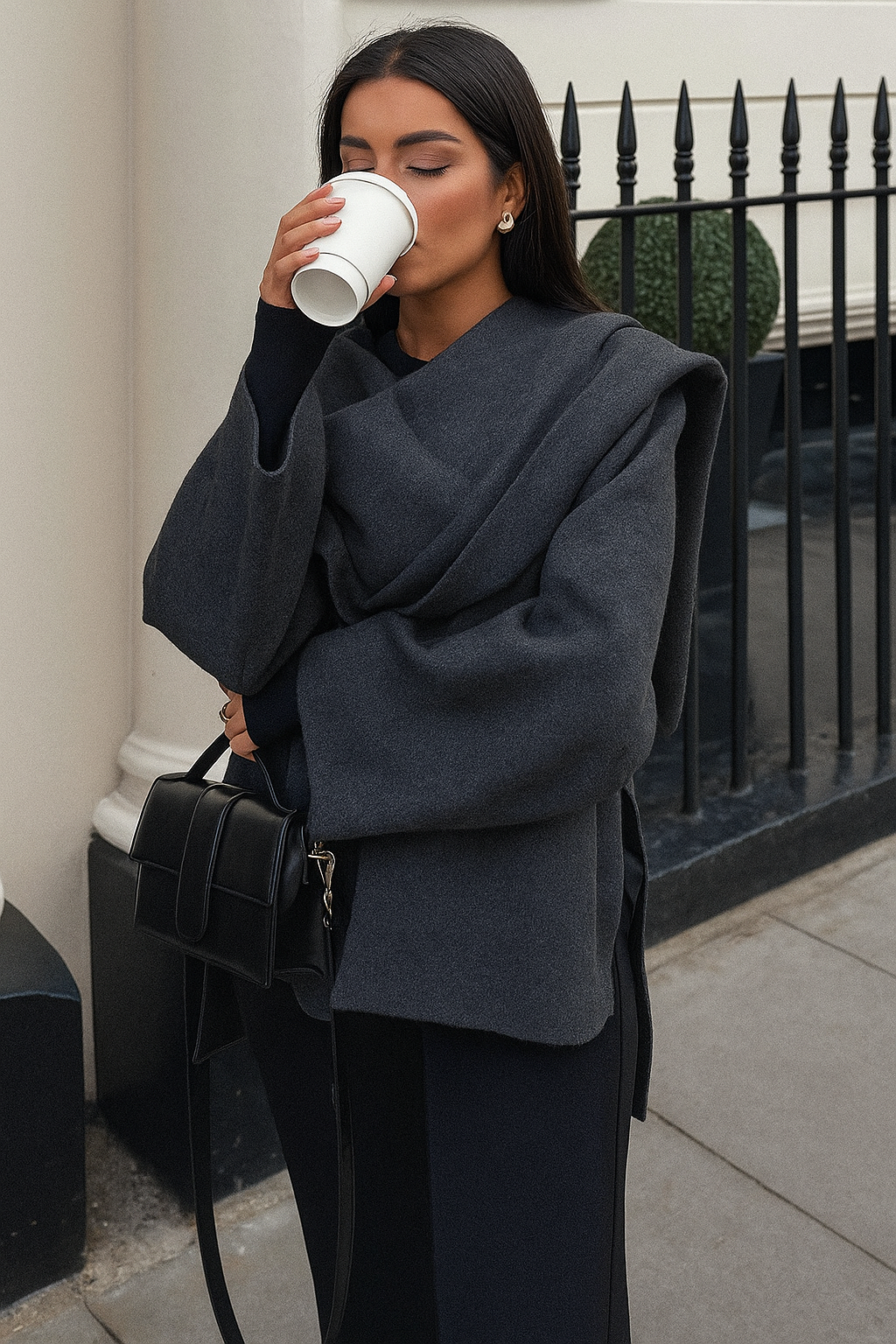 Ardévine – Drapowana warstwa – Kurtka narzutowa