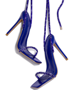 Bellezza – Ozdobne paski – Szpilki wiązane z ozdobnymi paskami