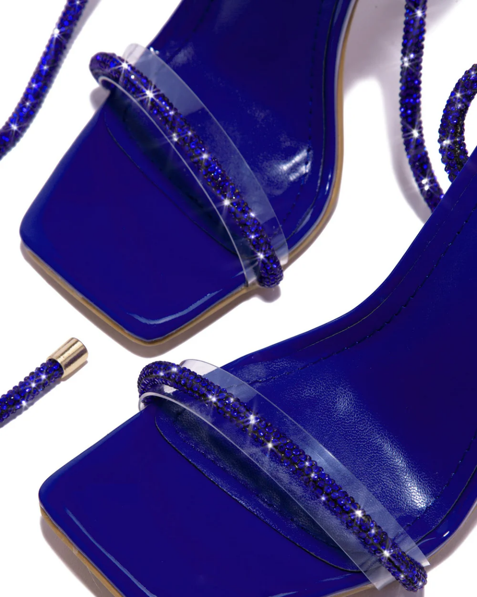 Bellezza – Ozdobne paski – Szpilki wiązane z ozdobnymi paskami