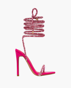 Bellezza – Ozdobne paski – Szpilki wiązane z ozdobnymi paskami