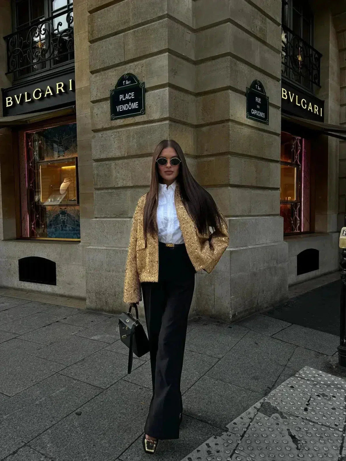 Céleste – Błyszczące cekiny – Krótka kurtka