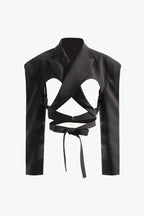 Fausto – Mocne ramiona – Marynarka z wycięciami