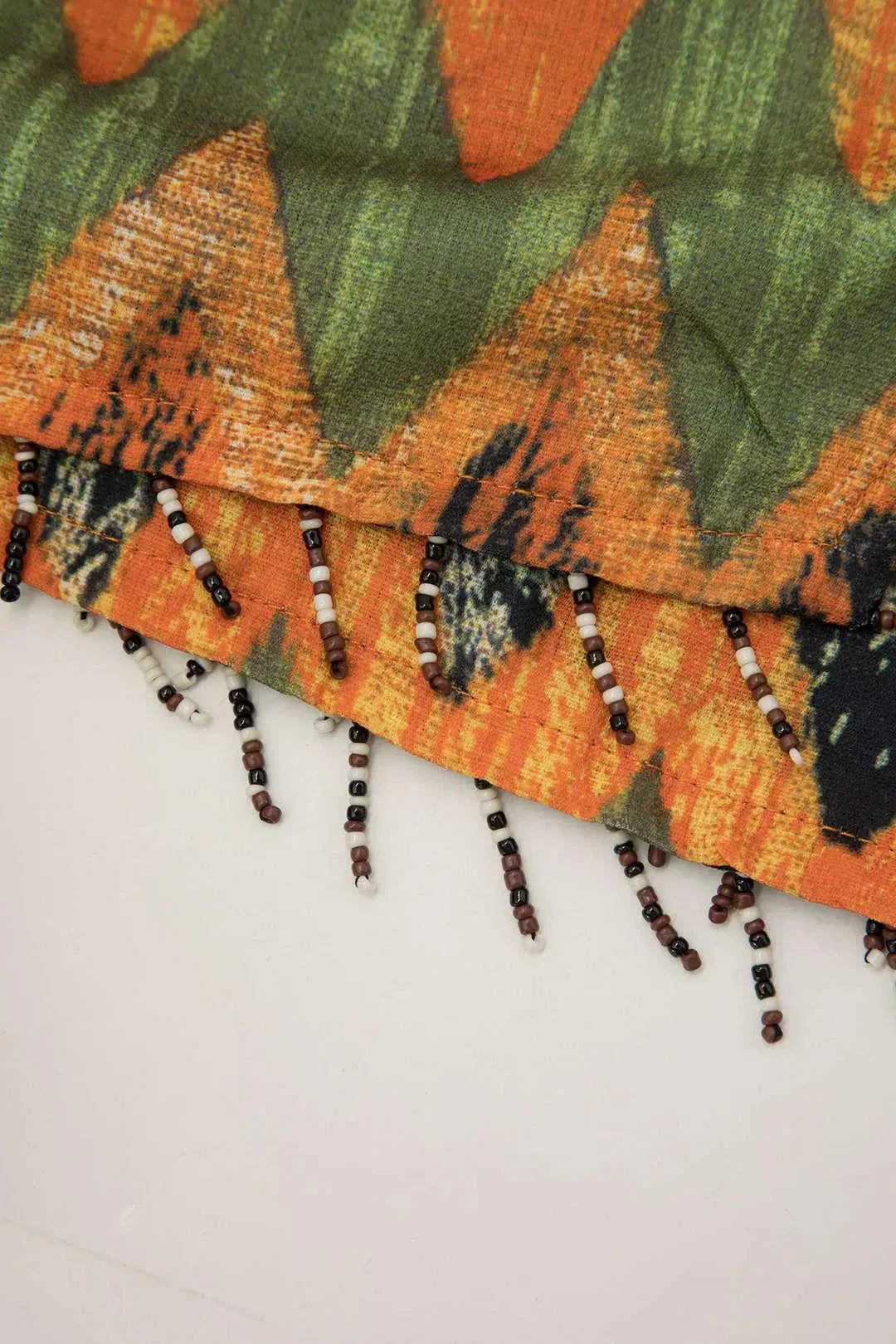 Ida – Unikalny nadruk – Wiązana minispódniczka