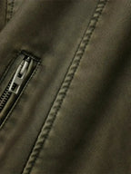 Isla – Krótki dopasowany krój – Kurtka biker z paskiem