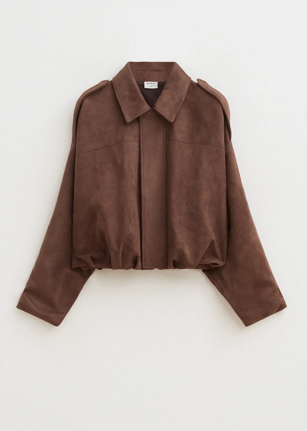 Kendra – Krótka kurtka z miękką teksturą – Oversize