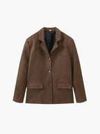 Lorenza – Strukturalne ramiona – Marynarka z efektem zamszu