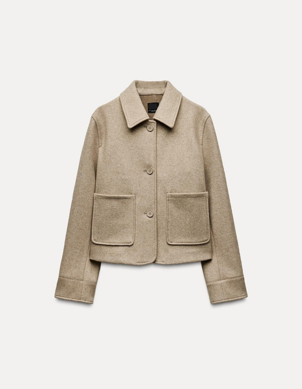 Lorivane – Minimalistyczny design – Krótka kurtka płaszczowa