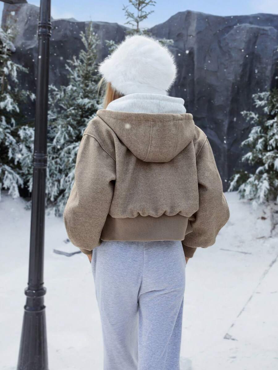 Luciana – Przytulna elegancja – Kurtka z kapturem