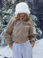 Luciana – Przytulna elegancja – Kurtka z kapturem