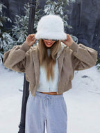 Luciana – Przytulna elegancja – Kurtka z kapturem