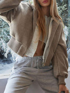 Luciana – Przytulna elegancja – Kurtka z kapturem