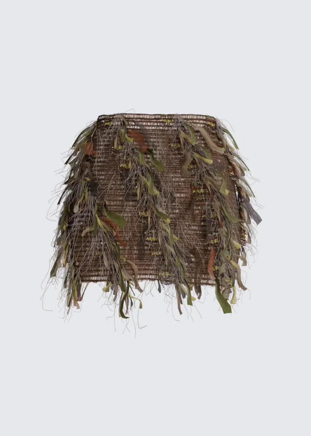 Luciana – Teksturowane frędzle – Spódnica z falbanami