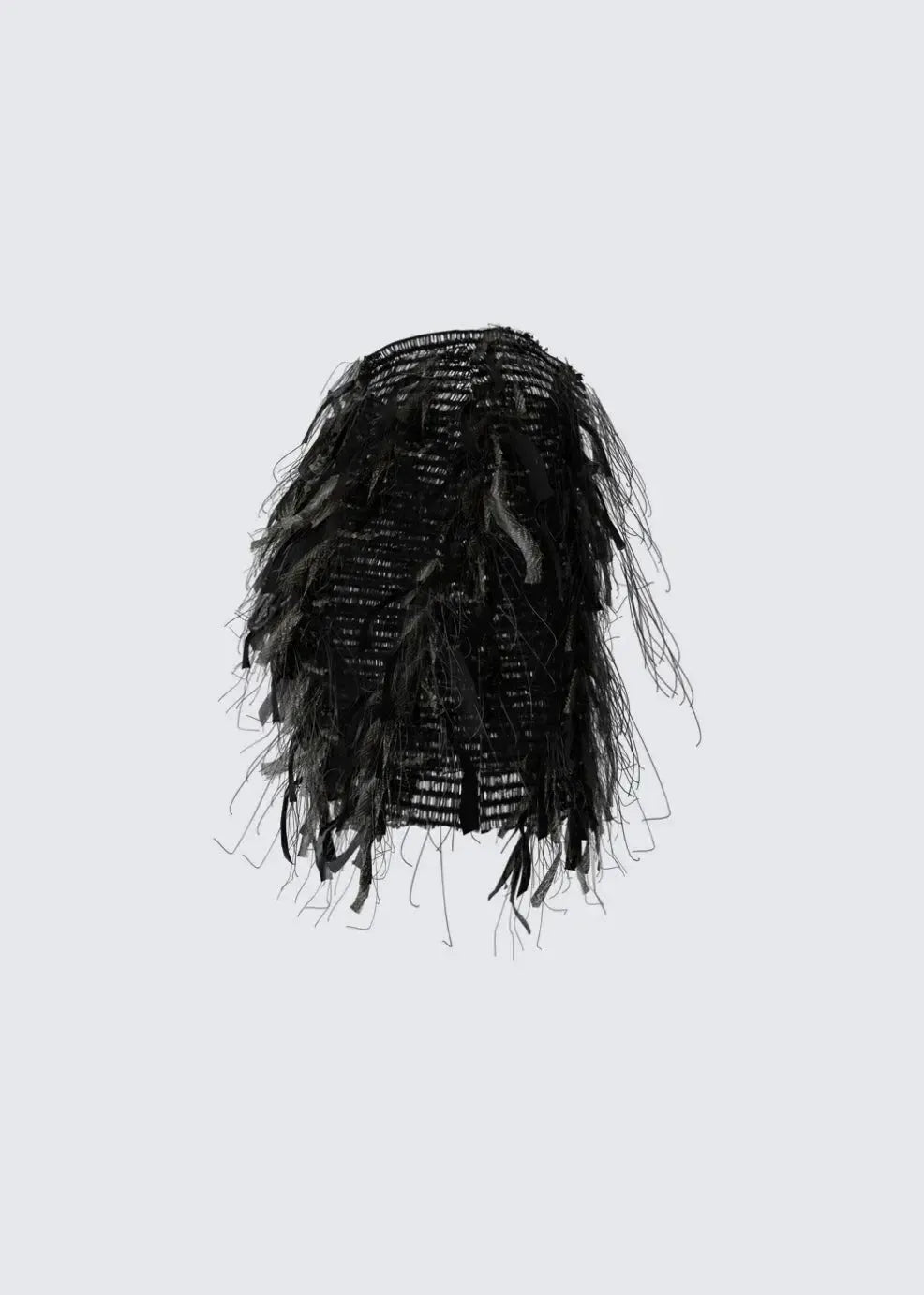 Luciana – Teksturowane frędzle – Spódnica z falbanami