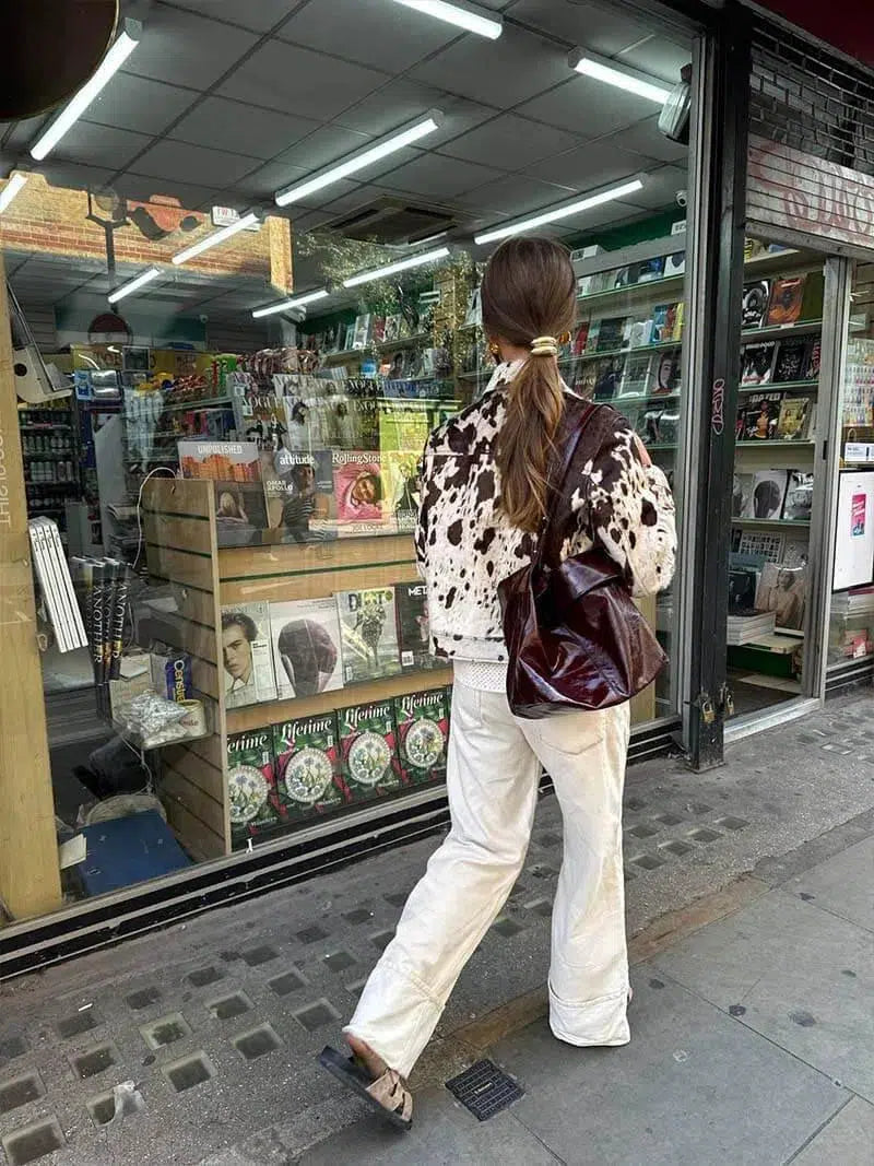 Luna – Wzór w krowie łaty – Kurtka