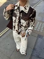 Luna – Wzór w krowie łaty – Kurtka