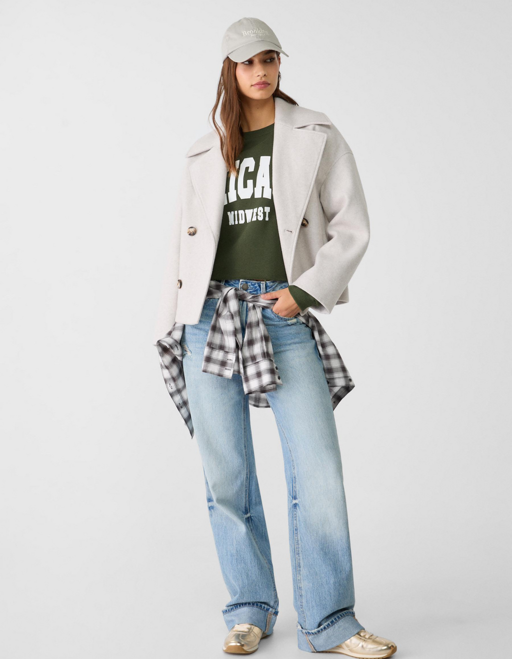 Marcelline – Dwurzędowy – Krótki płaszcz pea coat