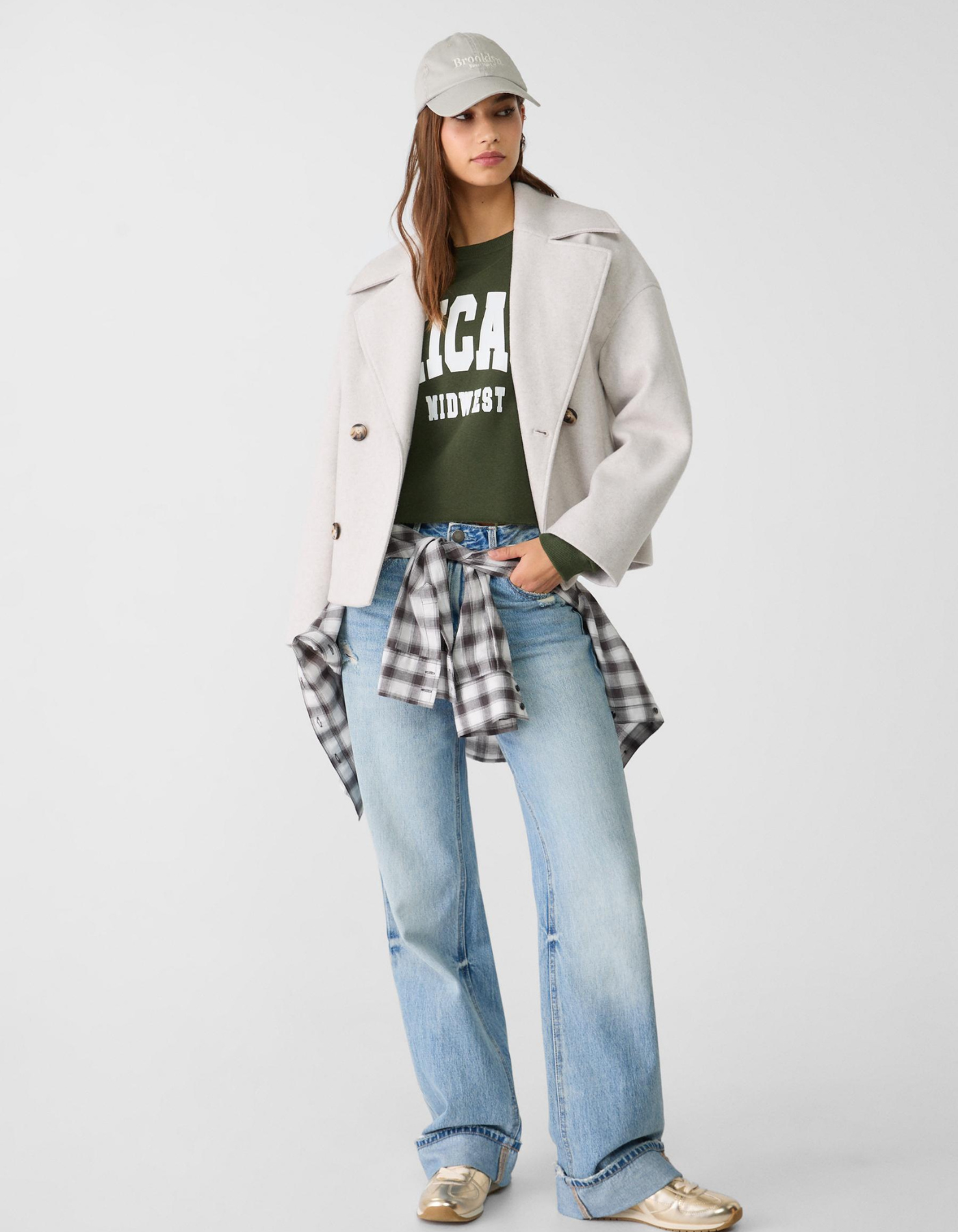 Marcelline – Dwurzędowy – Krótki płaszcz pea coat