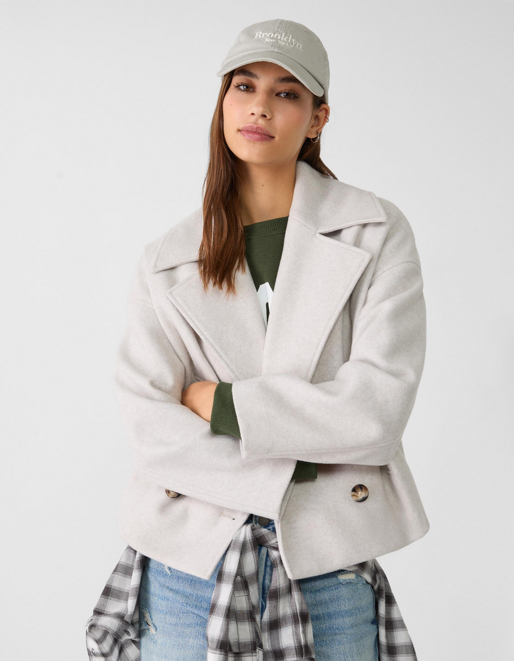 Marcelline – Dwurzędowy – Krótki płaszcz pea coat