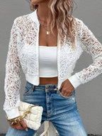 Marisse – Koronkowe detale – Kurtka bomberka