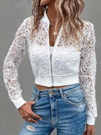 Marisse – Koronkowe detale – Kurtka bomberka