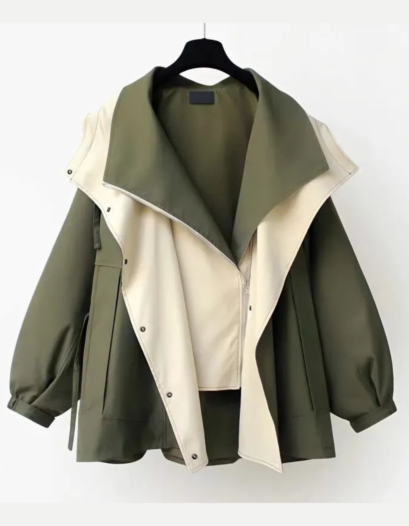 Melissa – Kontrast kolorów – Oversize’owa kurtka