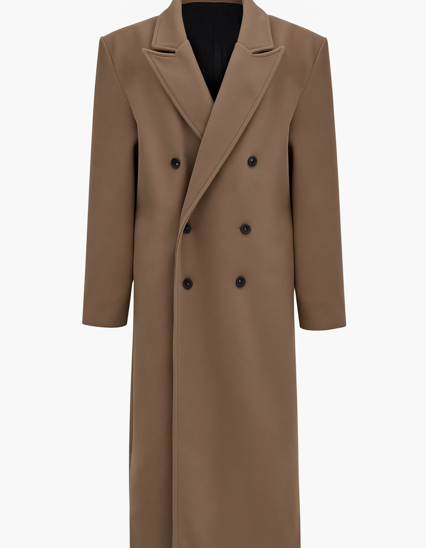 Monterelle – Przeskalowana sylwetka – Płaszcz z miękkiej tkaniny