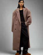 Monterelle – Przeskalowana sylwetka – Płaszcz z miękkiej tkaniny