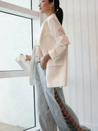 Olivetta – Wycięcia i zdobienia – Szerokie jeansy