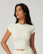 Orsola – Eleganckie wykończenie – Krótki top sportowy