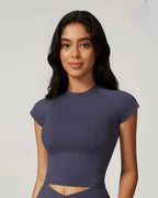 Orsola – Eleganckie wykończenie – Krótki top sportowy