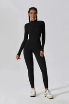 Paola – Wysoki kołnierz na zamek – Kombinezon z długim rękawem