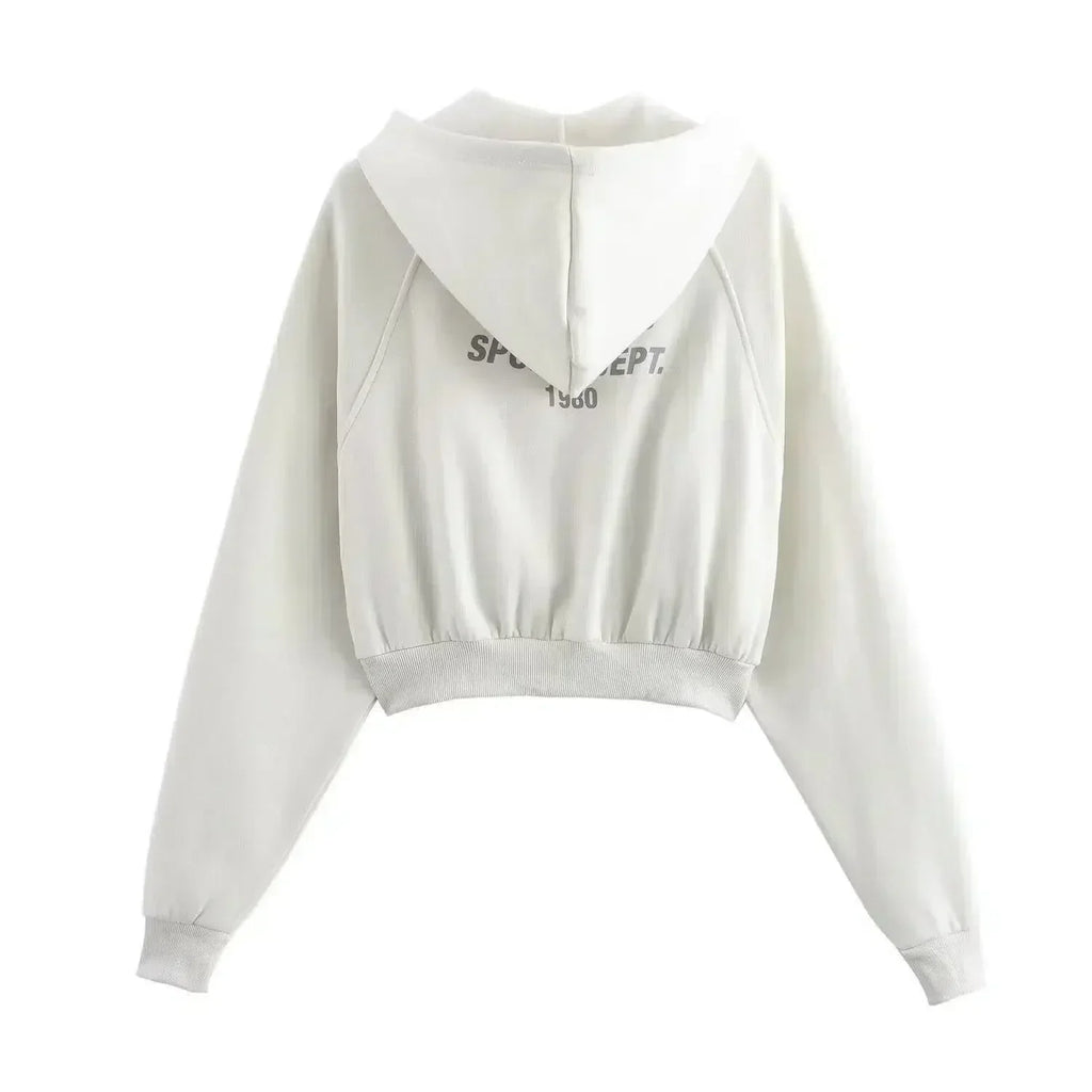 Phaedra – Bluza z kapturem na zamek i spodnie sportowe – Zestaw miejski lounge