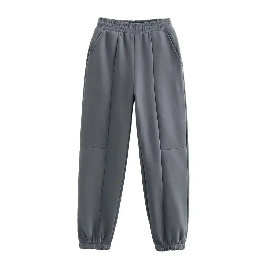 Riven – Bluza z okrągłym dekoltem & spodnie jogger – Zestaw domowy