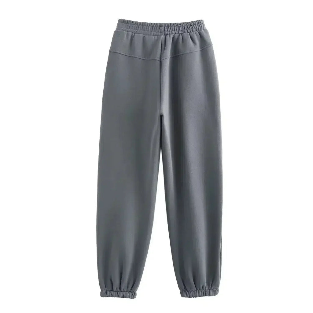 Riven – Bluza z okrągłym dekoltem & spodnie jogger – Zestaw domowy