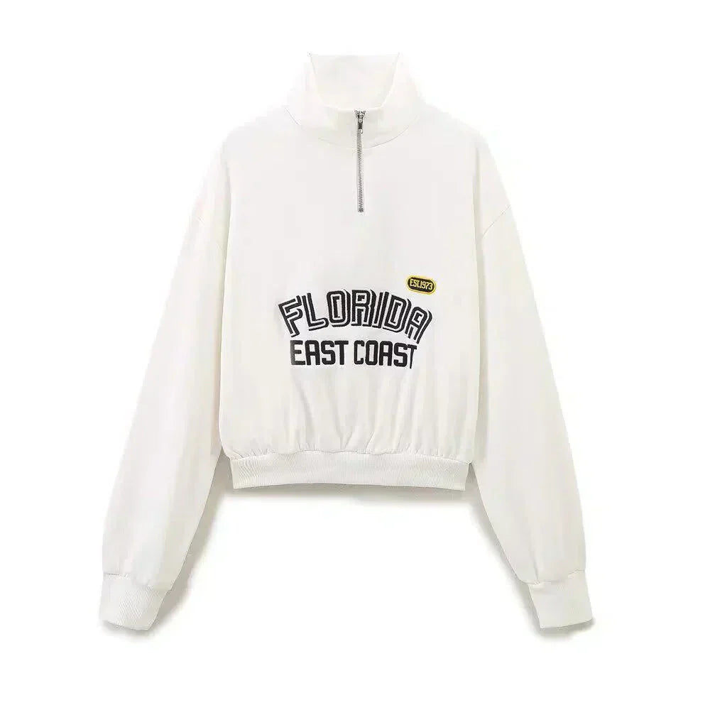 Savannah – Szerokie spodnie – Nadmorski zestaw z półzamkiem