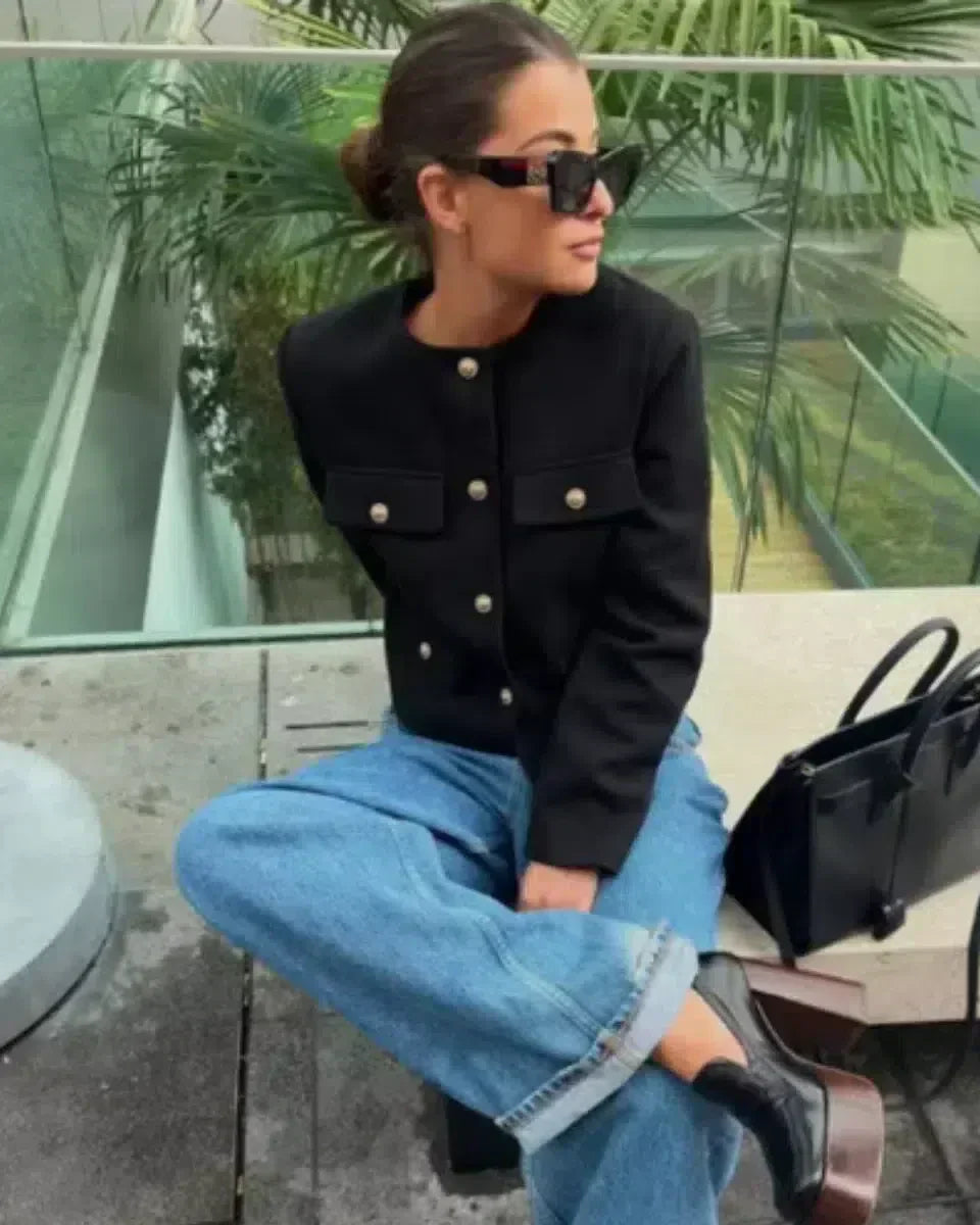 Savoire Chic – Klasyczny, dopasowany krój – Marynarka