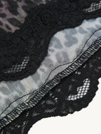 Sicilia – Odważny nadruk w panterkę – Koronkowa spódniczka