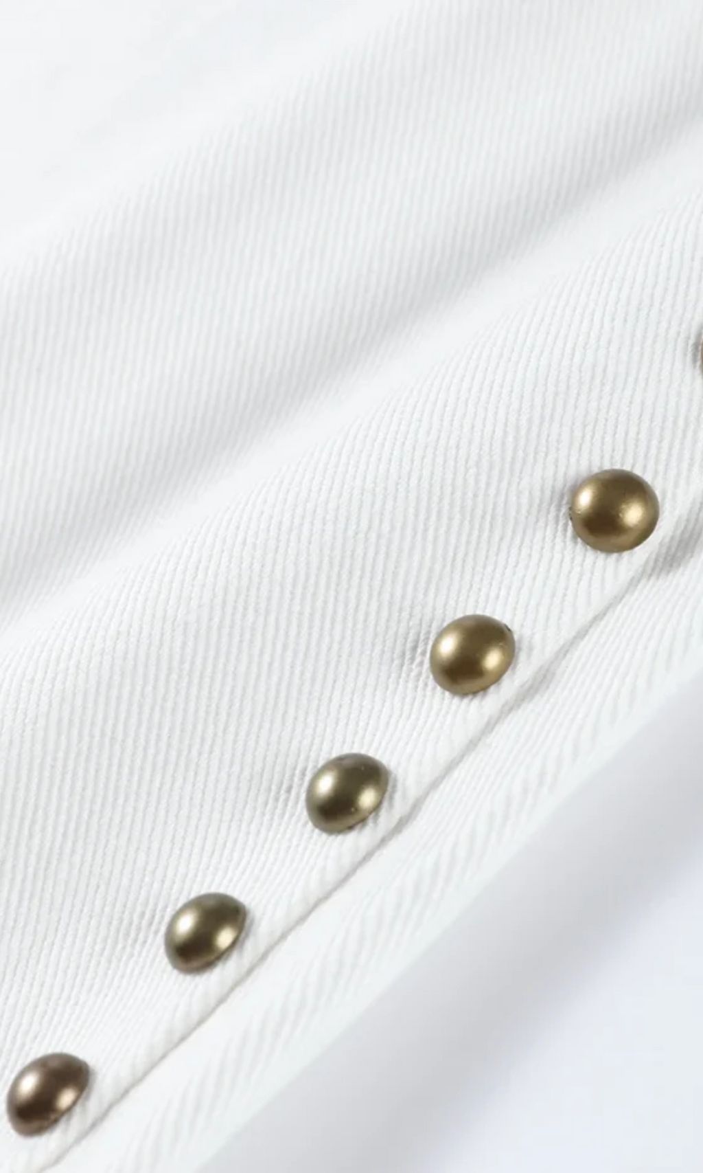 Valdenza – Złote ćwieki – Jeansy proste