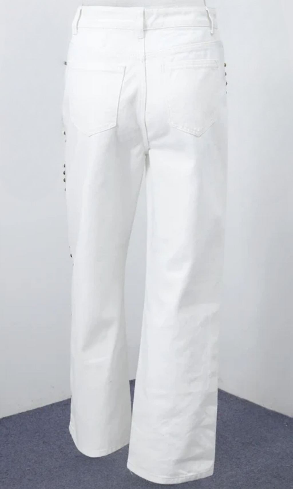 Valdenza – Złote ćwieki – Jeansy proste