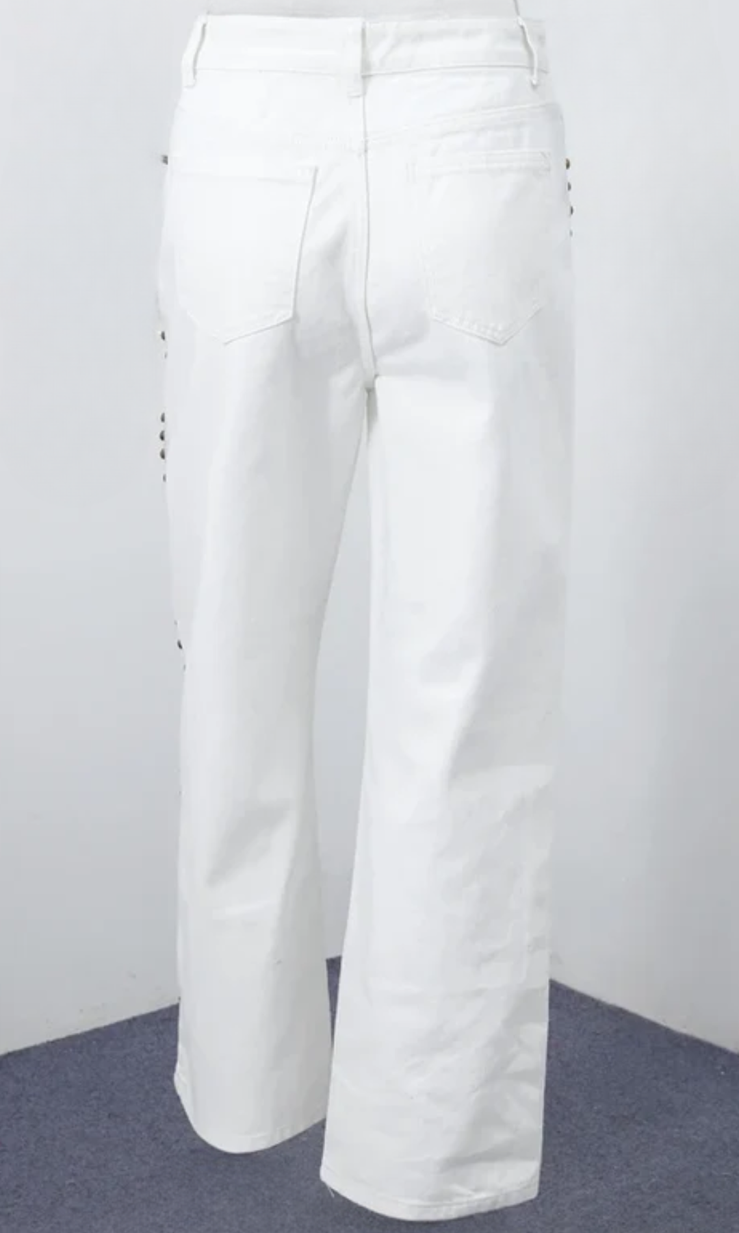 Valdenza – Złote ćwieki – Jeansy proste