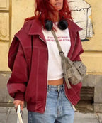 Valentina – Połyskująca wegańska skóra – Bomberka