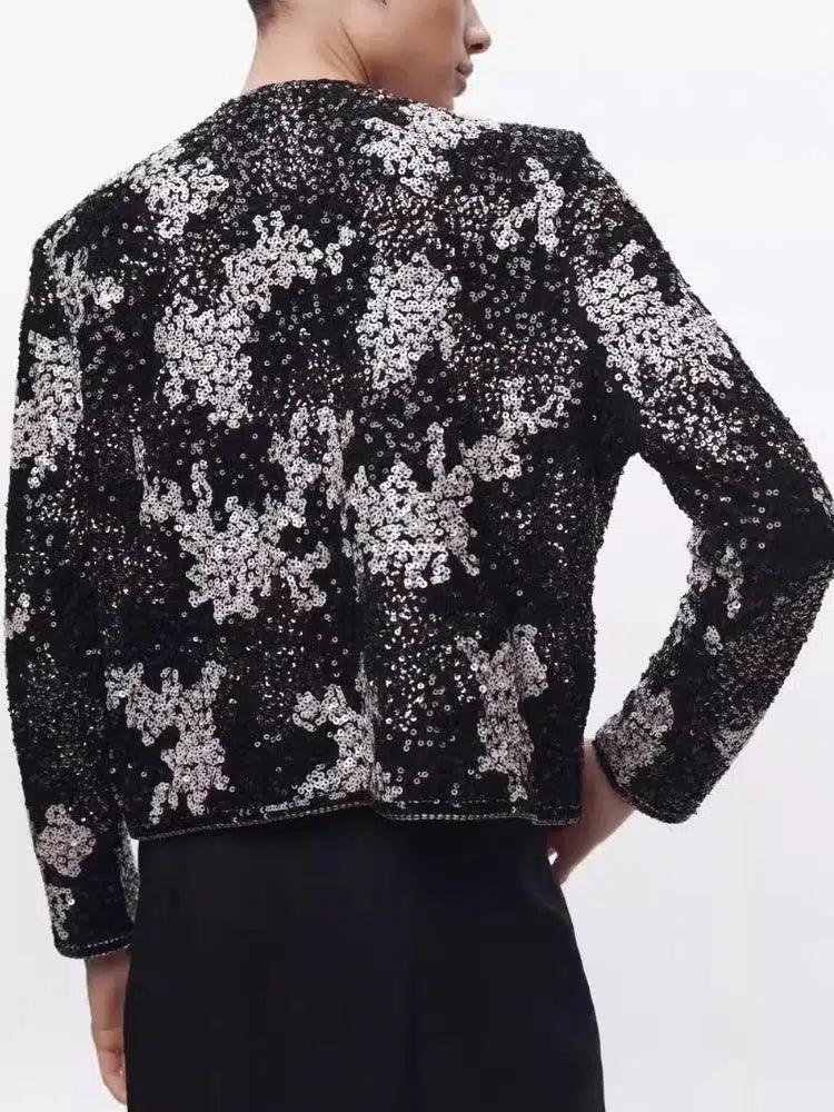 Viatrix – Lśniący design – Cekinowa kurtka