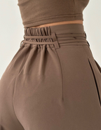 Vittoria – Elegancka sylwetka – Spodnie z wysokim stanem