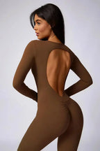 Zorina – Okrągły dekolt – Bezszwowy kombinezon sportowy