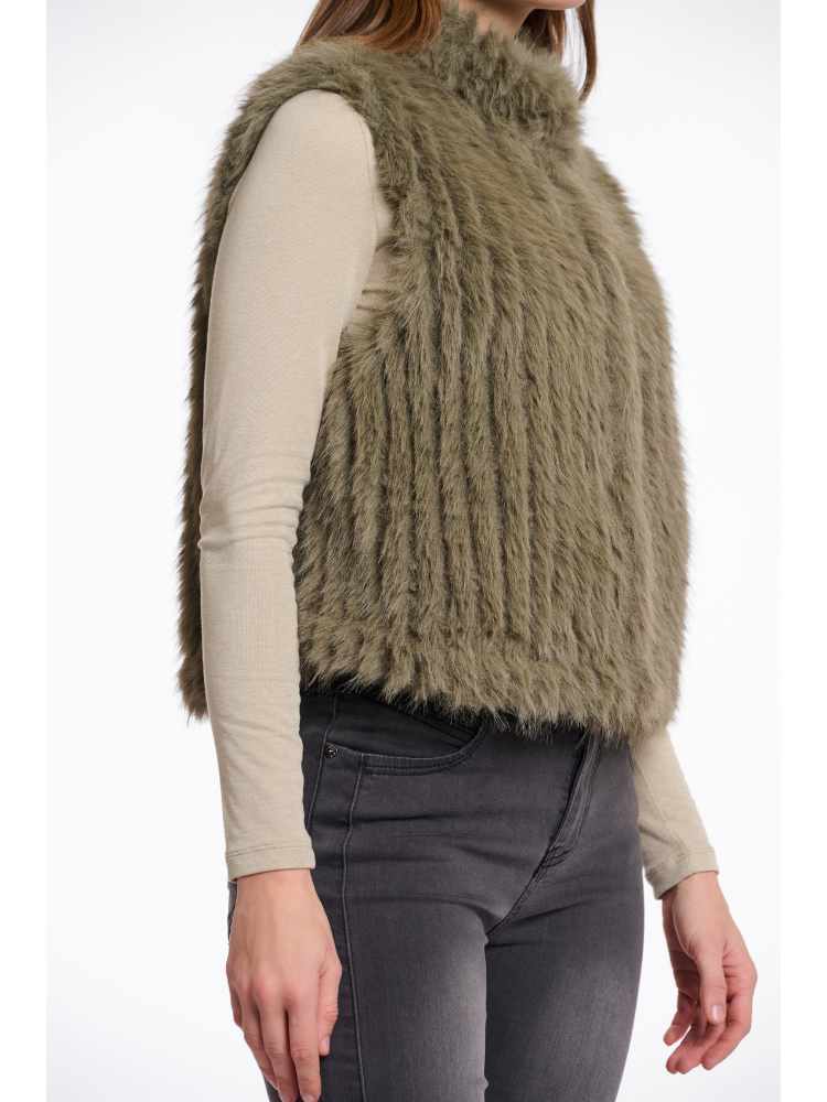 Rino & Pelle Dava – Kamizelka z miękkim – Zielony popiół