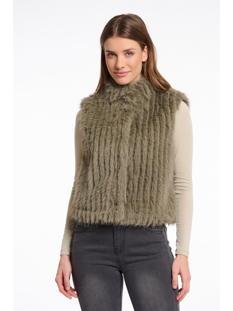 Rino & Pelle Dava – Kamizelka z miękkim – Zielony popiół